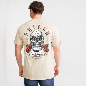 Sullen Art Co. Full House Peyote T-Shirt Grunge Edgy Skull Mens Size Large